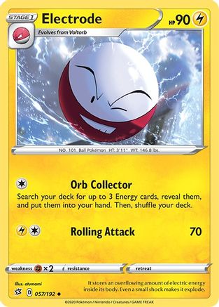 Electrode - Reverse Holofoil SWSH02 Rebel Clash - Uncommon