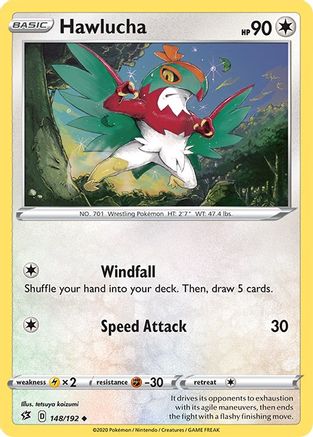 Hawlucha 148 SWSH02 Rebel Clash - Uncommon