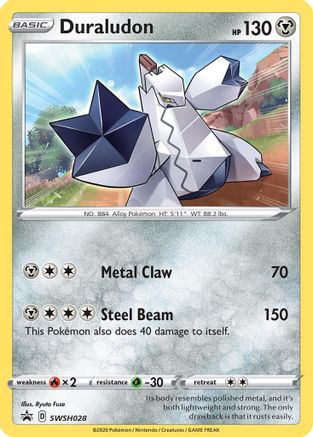 Duraludon - SWSH028 - Holofoil SWSH Sword & Shield Promo Cards - Promo