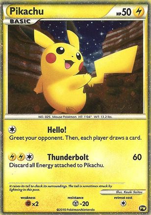 Pikachu (English) 0PW - Holofoil Pikachu World Collection Promos - Promo