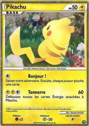 Pikachu (French) 0PW - Holofoil Pikachu World Collection Promos - Promo