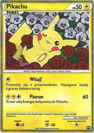 Pikachu (Polish) 0PW - Holofoil Pikachu World Collection Promos - Promo