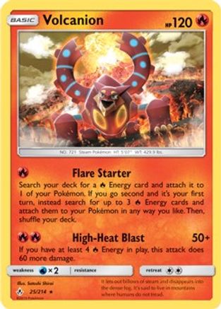 Volcanion - 25/214/214 Deck Exclusives - Rare