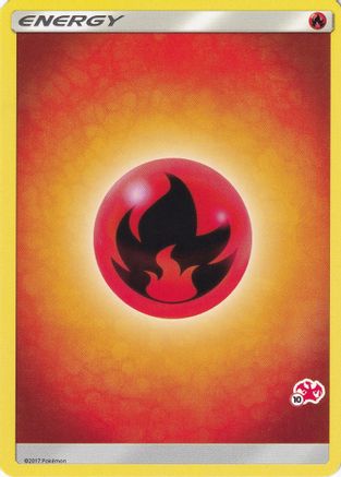 Fire Energy (#10 Charizard Stamped) Battle Academy - Promo