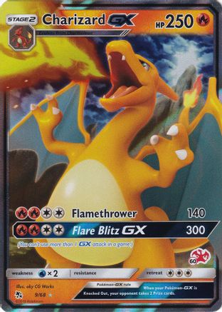 Charizard GX (#60 Charizard Stamped) 009/68 - Holofoil Battle Academy - Promo