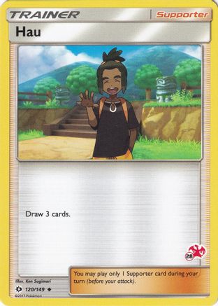 Hau - 120/149 (#28 Charizard Stamped)/149 Battle Academy - Promo