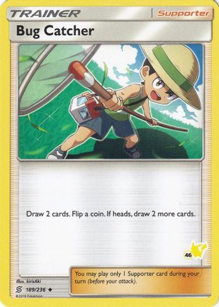 Bug Catcher - 189/236 (#46 Pikachu Stamped)/236 Battle Academy - Promo