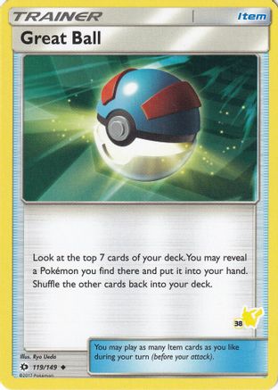 Great Ball - 119/149 (#38 Pikachu Stamped)/149 Battle Academy - Promo