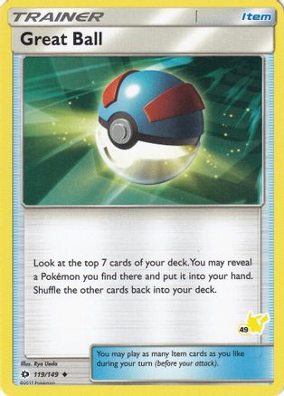 Great Ball - 119/149 (#49 Pikachu Stamped)/149 Battle Academy - Promo