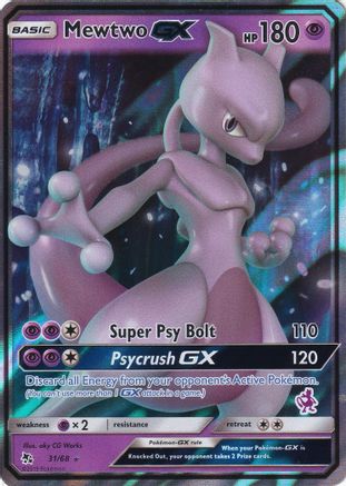 Mewtwo GX (Mewtwo Stamped) 031/68 - Holofoil Battle Academy - Promo