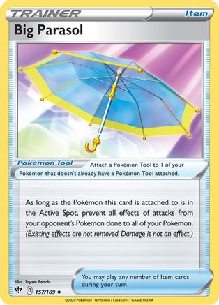 Big Parasol 157 SWSH03 Darkness Ablaze - Uncommon