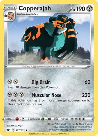 Copperajah - 137/202 (Non-Holo Gamestop Exclusive)/202 Blister Exclusives - Promo