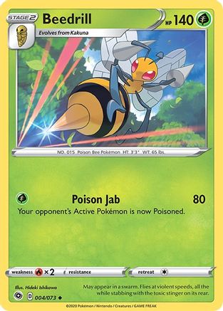Beedrill 004 Champions Path - Uncommon