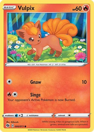 Vulpix 006 Champions Path - Common