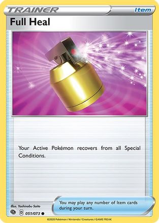 Full Heal 051 - Reverse Holofoil Champions Path - Common