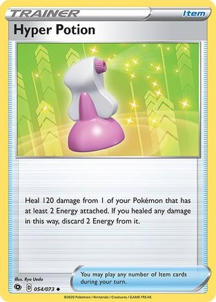 Hyper Potion 054 - Reverse Holofoil Champions Path - Uncommon