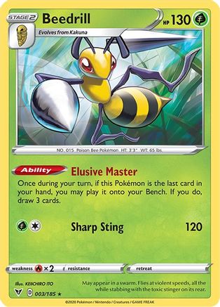 Beedrill 003 SWSH04 Vivid Voltage - Rare
