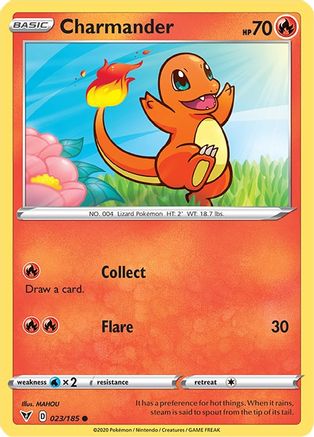 Charmander 023 - Reverse Holofoil SWSH04 Vivid Voltage - Common