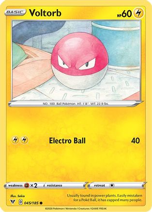 Voltorb 045 SWSH04 Vivid Voltage - Common