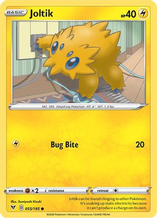 Joltik 055 - Reverse Holofoil SWSH04 Vivid Voltage - Common
