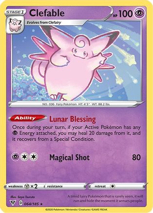 Clefable 064 SWSH04 Vivid Voltage - Rare