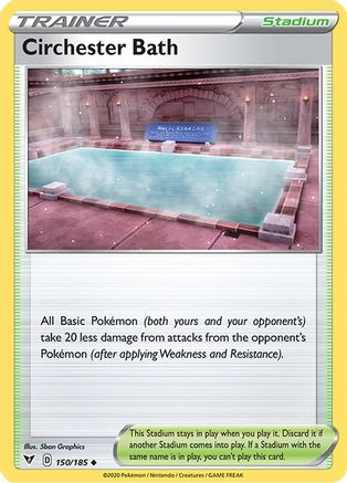 Circhester Bath 150 - Reverse Holofoil SWSH04 Vivid Voltage - Uncommon