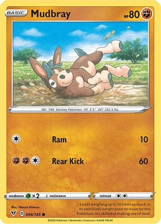 Mudbray 096 - Reverse Holofoil SWSH04 Vivid Voltage - Common