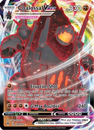 Coalossal VMAX 099 - Holofoil SWSH04 Vivid Voltage - Ultra Rare