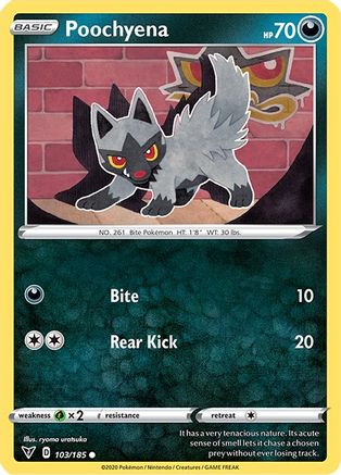 Poochyena 103 SWSH04 Vivid Voltage - Common