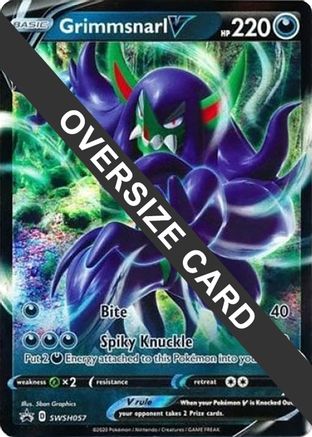 Grimmsnarl V - SWSH057 - Holofoil Jumbo Cards - Promo