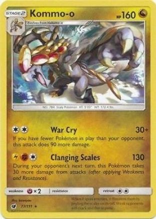 Kommo-o - 77/111 (Cracked Ice Holo)/111 - Holofoil Deck Exclusives - Rare