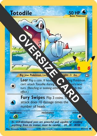 Totodile First Partner Pack - Promo