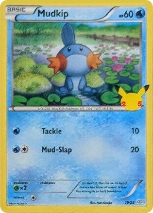 Mudkip 019/25 - Holofoil McDonalds 25th Anniversary Promos - Promo