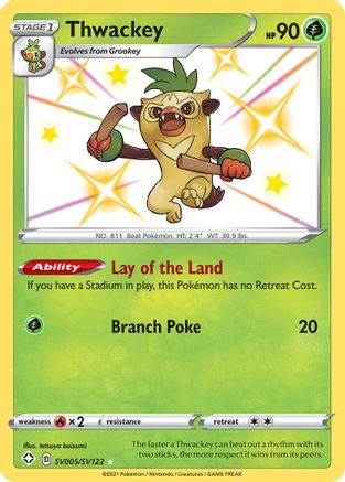 Thwackey SV005 - Holofoil Shining Fates Shiny Vault - Shiny Holo Rare