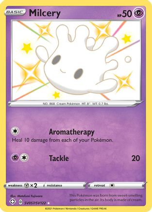 Milcery SV057 - Holofoil Shining Fates Shiny Vault - Shiny Holo Rare