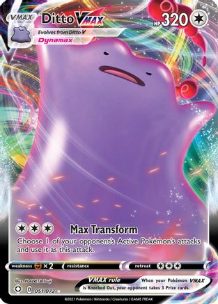 Ditto VMAX 051 - Holofoil Shining Fates - Ultra Rare