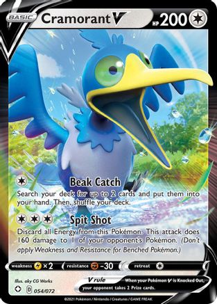 Cramorant V 054 - Holofoil Shining Fates - Ultra Rare