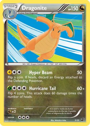 Dragonite - 5/20 (Dragon Vault)/20 - Holofoil Blister Exclusives - Promo