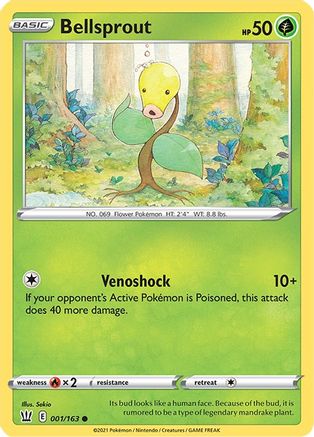 Bellsprout 001 SWSH05 Battle Styles - Common