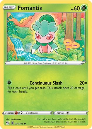 Fomantis 014 SWSH05 Battle Styles - Common