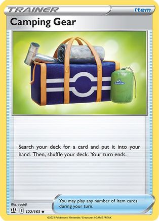Camping Gear 122 - Reverse Holofoil SWSH05 Battle Styles - Uncommon
