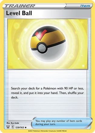 Level Ball 129 - Reverse Holofoil SWSH05 Battle Styles - Uncommon