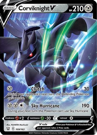Corviknight V 109 - Holofoil SWSH05 Battle Styles - Ultra Rare