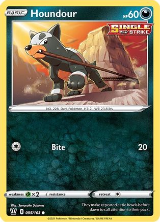 Houndour 095 SWSH05 Battle Styles - Common
