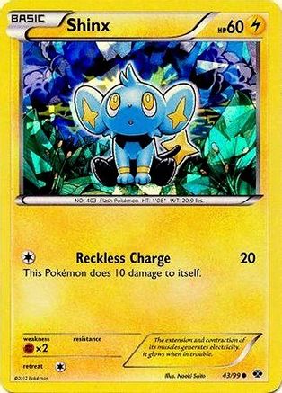 Shinx - 43/99 (Cracked Ice Holo)/99 - Holofoil Blister Exclusives - Promo