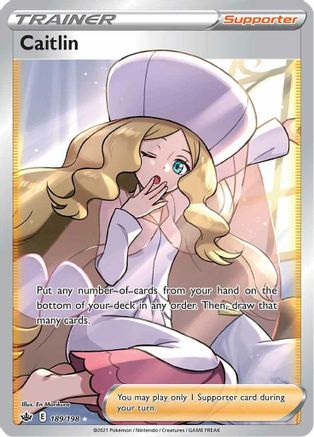Caitlin (Full Art) 189 - Holofoil SWSH06 Chilling Reign - Ultra Rare