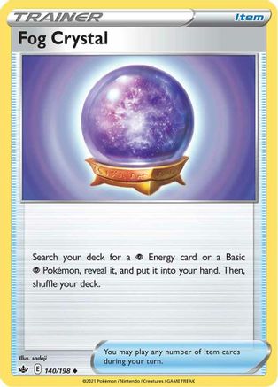 Fog Crystal 140 - Reverse Holofoil SWSH06 Chilling Reign - Uncommon