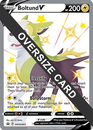 Boltund V - SWSH085 - Holofoil Jumbo Cards - Promo