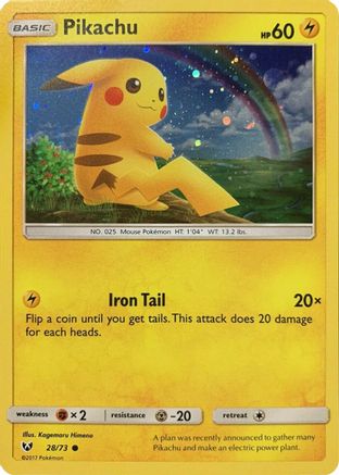 Pikachu (Cosmos Holo) 028/73 - Holofoil Miscellaneous Cards & Products - Promo