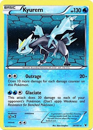 Kyurem (Cosmos Holo) 034/101 - Holofoil Miscellaneous Cards & Products - Promo